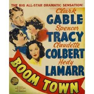 Boom Town Movie Poster (11 x 17 Inches   28cm x 44cm) (1940) Style D  