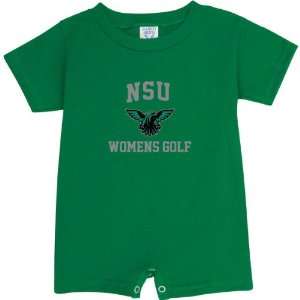   Kelly Green Womens Golf Arch Baby Romper