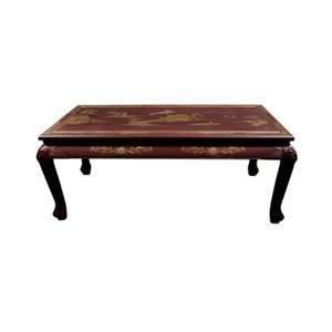   Oriental Furniture LCQ CT RC Claw Foot Coffee Table