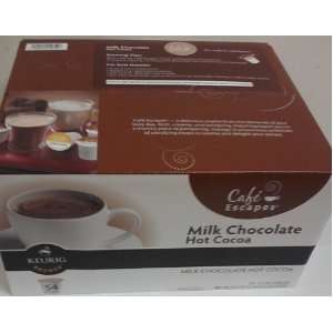Cafe Escapes Milk Chocolate Hot Cocoa K Cups (54 Count)  