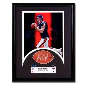  Kyle Orton Chicago Bears Framed Autographed Sweet Spot 