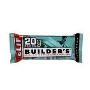 Clif Bar Builder Choc Mint (Pack of 12) Grocery & Gourmet Food