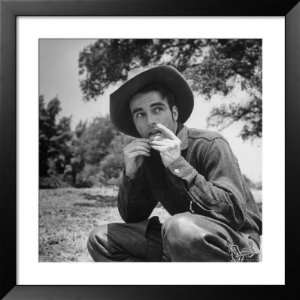  Actor Montgomery Clift Dressed in Cowboy Costume, Rolling 