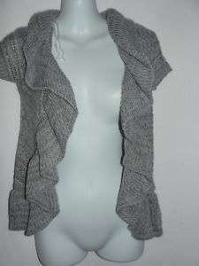 WOMENS SIZE MEDIUM GRAY SWEET AND SINFUL CARDIGAN NEW  