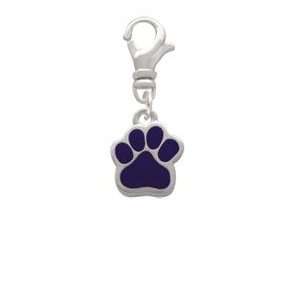  Small Purple Paw Clip On Charm Arts, Crafts & Sewing