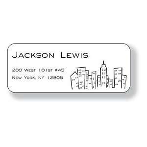   Inkwell Personalized Address Labels   Skyline (A 46)