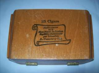 Hemingway Wood Cigar Box Short Story  