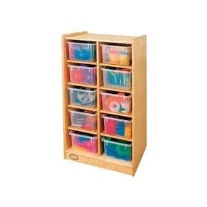  10 Tote Storage Unit without Trays: Home & Kitchen