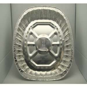    18 X 14 X 3.5 Oval Aluminum Foil Tray Case Pack 100