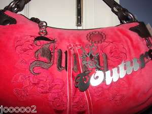 NwT NEW Juicy Couture City Girl Pink Hobo Tote Handbag  