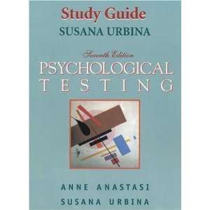   Psychological Testing [Study Guide] [Paperback] Susana Urbina Books