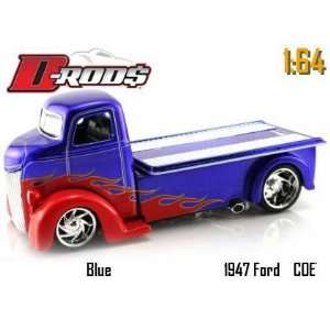   1947 Ford Coe with Red Flames 1:64 Scale Die Cast Truck: Toys & Games