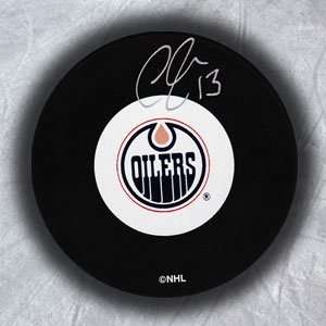 Andrew Cogliano Edmonton Oilers Autographed/Hand Signed Hockey Puck 