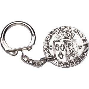    Mary Queen of Scots Coin Key Ring   Pewter 