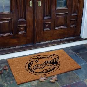 University of Florida Flocked Coir Door Mat:  Patio, Lawn 