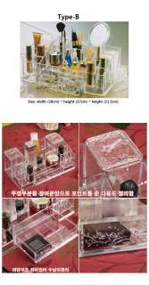 Cleanup Cosmetics.Luxury Crystal Acrylic Makeup Organizer.Multiple 