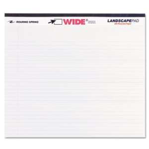  Roaring Spring 74500   Landscape Format Writing Pad, College 