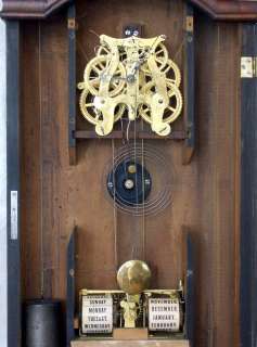   Day Double Dial #2 Parlor Clock With A Perpetual Calendar  