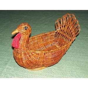  Wicker Menagerie Turkey Basket from Avon 