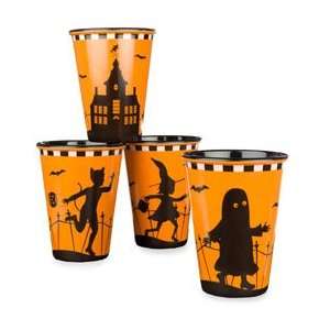  spooky silhouette melamine cups (set of 4) Everything 