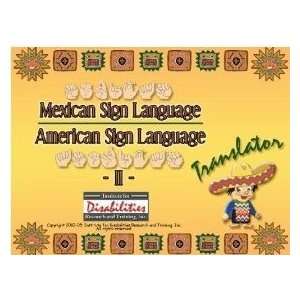  Mexican Sign Language to/from ASL American Sign Language Translator