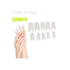   shape French Style False Nails Half Tips: Health & Personal Care