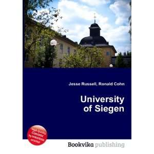  University of Siegen Ronald Cohn Jesse Russell Books
