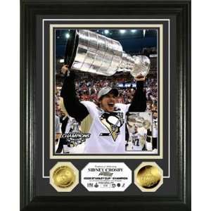  Pittsburgh Penguins Sidney Crosby 09 Stanley Cup 24Kt Gold 