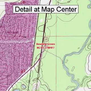  USGS Topographic Quadrangle Map   Bowling Green, Florida 