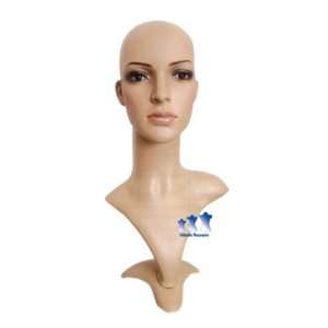  Female Head Display, Hard Plastic