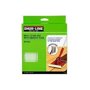  Shur Line 1791258 Stain Pad W/ Groove Tool Refll