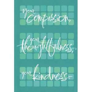 Greeting Card Nurses Day Your Compassion, Your Thoughtfulness, Your 