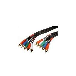   Unlimited 6ft 5 RCA to 5 RCA Male to Male Component Video Electronics