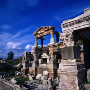  The Fountain of Emperor Trajan, Ephesus, Izmir, Turkey 