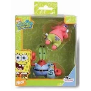   Bob léponge pack 2 figurines Patrick & Mr. Krabs 7 cm Toys & Games