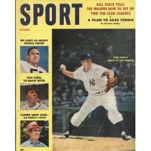  Bob Turley Magazine   Sport Cover October 1958 Sports 