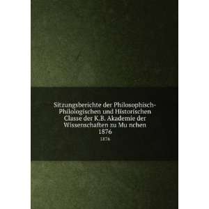   Bayerische Akademie der Wissenschaften Historische Klasse: Books