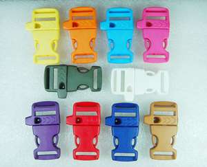 5X Whistle Buckle for Paracord Bracelet Colored  