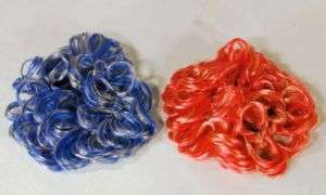 WEAVED COLOR HAIR SCRUNCHEES ponytail style holders  