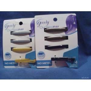  Goody Ouchless Flex Comfort Barrettes 4 Count Beauty