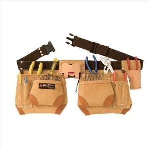   leather contractors tool belt with extra patches Patio, Lawn & Garden