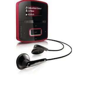  Philips Gogear Raga 4Gb  Player   Red  Players 