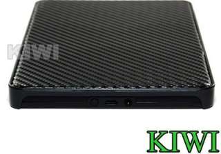   Protector + Black Carbon Fiber Style Hard Case Cover For Kindle Fire