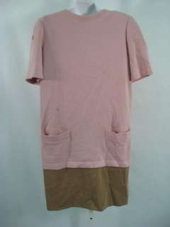 BILL BLASS Light Pink SS Button Shirt Dress size 6  
