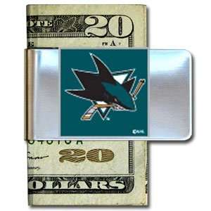  Jose Sharks Large Metal Money Clip   NHL Hockey Fan Shop Sports Team 