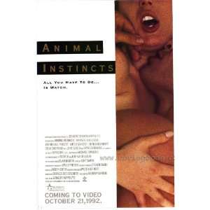 Instinct Movie Poster (27 x 40 Inches   69cm x 102cm) (1992)  (Shannon 