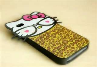 Hello Kitty cute fashionable TPU Hard Silicone Case Cover For iPhone 4 