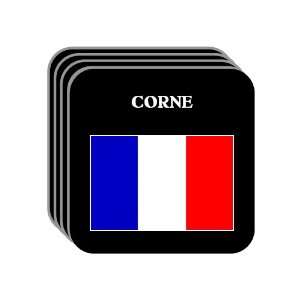  France   CORNE Set of 4 Mini Mousepad Coasters 