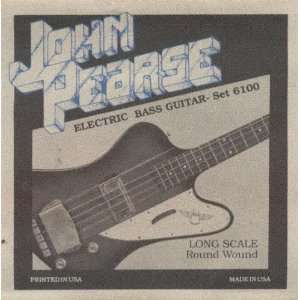 John Pearse Electric Bass Guitar Roundwound Nickel Medium Long Scale 