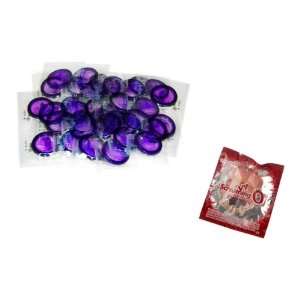  Purple Colored Premium Latex Condoms Lubricated 12 condoms 
